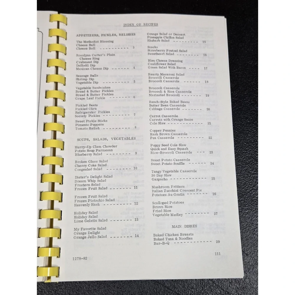 Brookstown United Methodist Church Cookbook‎ Pfafftown, North Carolina 1982